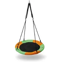 Nils Camp CAMP Storchennest-Schaukel NB5003 Orange-Grün 90 cm