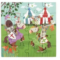 Scratch Magnetisches Puzzlebuch zum Mitnehmen – Ritter