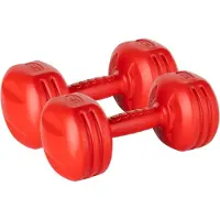 Rebel RBA-2308 Fitness-Handgewichte 2 x 3 kg, rot