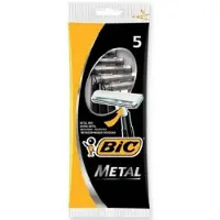BIC Metal Men's Disposable Shaving Razors 5 Count