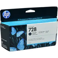 HP 728 Mattschwarz DesignJet-Tintenpatrone, 130 ml, DesignJet T730 Drucker, DesignJet T830 Multifunktionsdrucker, Thermal Inkjet, Schwarz, Singapur, Malaysia, 202 mm, 129 mm