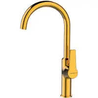 Kuchinox Küchenarmatur Spültischarmatur Gold Armatur Einhebelmischer