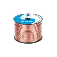 Cabletech CCA Lautsprecherkabel 100 m 2 x 0,2 mm