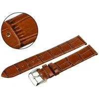 Pacific BELT 12 MM W57 KROKODIL-braunes Armband, geklebt