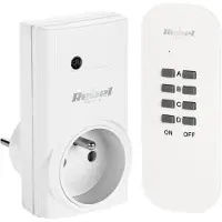 Rebel URZ1225-3 Ferngesteuerte Steckdose 230 V bis zu 1000 W, weiß