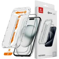 Crong EasyShield 2-Pack - iPhone 15 Panzerglas (2 Stück)