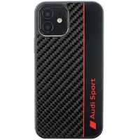 Audi Carbon Fiber Stripe iPhone 11 / Xr 6.1" czarny/black hardcase AUS-TPUPCIP11-R8/D1-BK