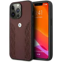 BMW Bmhcp13lrsppr Iphone 13 Pro13 6.1 Leather Curve Perforate Handyhülle