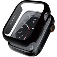Crong Hybrid-Uhrengehäuse – Apple Watch 45 mm Glasgehäuse (schwarz)