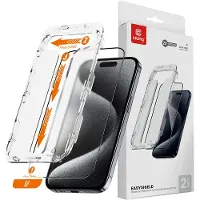 Crong EasyShield 2-Pack - iPhone 15 Pro Max Panzerglas (2 Stück)