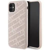 Karl Lagerfeld Klhcn61pqkpmp Iphone 11xr 6.1 Quilted K Pattern Handyhülle