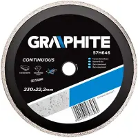 GRUPA TOPEX Graphit-Diamantscheibe 230x22,2 mm, massiv - 57H646