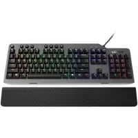 Lenovo Legion K500, Kabelgebunden, USB, Mechanischer Switch, QWERTY, RGB-LED, Schwarz, Grau