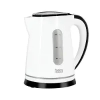 Teesa 1800W 1,8L kabelloser Wasserkocher mit Hintergrundbeleuchtung, weiß