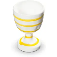 Gmundner Keramik Gelbgeflammt, Eierbecher (H: 7,5 cm)