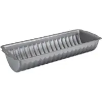 Diverse Rehrückenform 30 x 11 cm / H 6 cm Silber