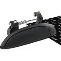 RIDEX 1373D0060 Türgriff Vorne Links Hinten Links für RENAULT CLIO II (BB0/1/2, CB0/1/2) Schwarz