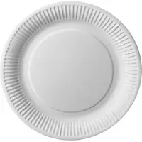 Papstar Teller, Pappe "pure" rund Ø 26 cm weiß extra stark, 14 x 25 Stück 350 Stück