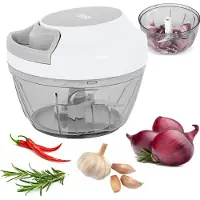Teesa TSA0197 Handgemüseschneider 400 ml, weiß