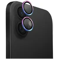 Uniq Optix Aluminium Camera Lens Protector iPhone 16 6.1" / 16 Plus 6.7" iridescent szkło na obiekty