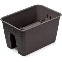 Prosperplast Ratolla DRLB400 Geländer-Blumentopf | Umbra