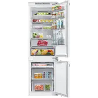 Samsung 264 ℓ Einbau Kühl-/Gefrierkombination mit Twin Cooling+ und AI Energy Mode, 264 l, NoFrost-Funktion (Kühleinheit), SN-ST, 6 kg/24h, D, Weiß