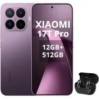 Xiaomi 17T Pro 5G smartphone 512GB 12GB 6.83", 7000mAh, Dunkelviolett (mit Bluetooth Kopfhörer)