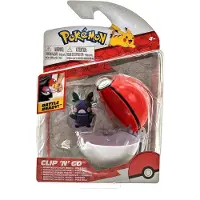 Jazwares Pokémon - Clip'n Go Set Wave 10 Morpeko (Hangry) + Pokéball