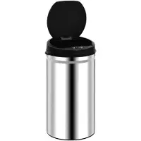 vidaXL Automatischer Sensor-Mülleimer 50 L Edelstahl