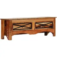 vidaXL TV-Schrank 120x30x40 cm Altholz Massiv