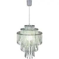 Näve 7013831 Deko-Pendelleuchte ; Farbe: Transparent / Chrom