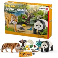 Schleich - Tierfiguren, Adventskalender Wild Life 2017; 97433