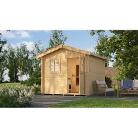 Weka Saunahaus MiKKELI BIOS 7,5 KW x B x T x H x 300 x 284 x 255