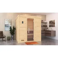 Weka Premium-Massivholzsauna 45 mm BERGEN 2 GT x B x T x H x 196 x 195 x 205