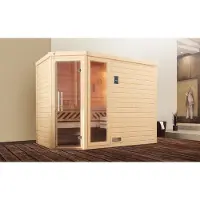 Weka Sauna "Turku" Set, 7,5 kW-Ofen mit digitaler Steuerung