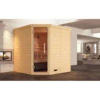 Weka Design-Sauna KEMI Eck 1 GT x B x T x H x 195 x 195 x 200