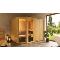 Weka Element-Ecksauna VARBERG 4 GTF, OS 7.5 x B x T x H x 244 x 197 x 199
