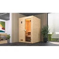 Weka Massivholzsauna VALIDA 1 GT, BioS 3.6 x B x T x H x 139 x 139 x 204