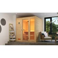 Weka Massivholzsauna VALIDA 3 GTF, BioS 7,5 x B x T x H x 189 x 189 x 204