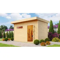 Weka Saunahaus FARSUND mit Vorraum Technikpaket BioS 9.0 x B x T x H x 415 x 250 x 253