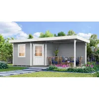 Weka Saunahaus SALO 2 Bios 9.0 KW, hellgrau x B x T x H x 646 x 338 x 237
