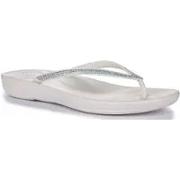 FitFlop Iqushion Sparkle Weiß für Damen – 5 UK - 38 EU - 7 US / White