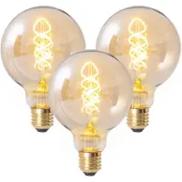 Naeve 3er-Set LED Leuchtmittel "DILLY" E27 H: 13,5cm warmweiß