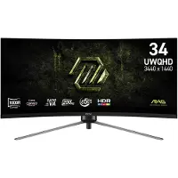 MSI MAG 345CQRF E20, 86,4 cm (34"), 3440 x 1440 Pixel, UltraWide Dual Quad HD, 0,5 ms, Schwarz