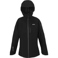 Regatta Birchdale II Funktionsjacke Damen mit Kapuze, Farbe:Schwarz, Größe:40