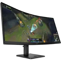 HP OMEN LCD 34c G2 curved VA 34 86,4 cm WQHD 3440x1440 1ms 185 Hz 400 nits2xHDMIDPVESA, 86,4 cm (34"), 3440 x 1440 Pixel, Wide Quad HD, LCD, 1 ms, Schwarz