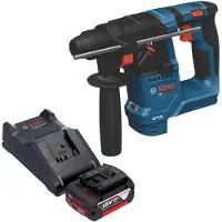 Bosch GBH 18V-18 Professional Akku Bohrhammer 18 V 1,5 J SDS plus Brushless + 1x Akku 5,0 Ah + Ladegerät