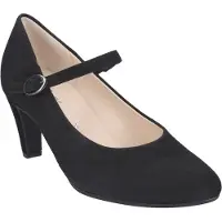 Gabor Pumps 411.17, Rauleder, Schwarz, Damen