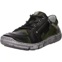 Krisbut Schnürhalbschuhe bequem in grün, Gr. 44