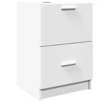 vidaXL Waschbeckenunterschrank Weiß 40x37x59 cm Holzwerkstoff